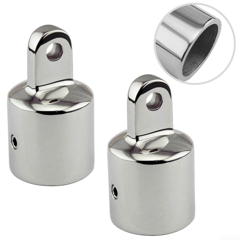 Tapa de extremo de ojo de acero inoxidable 316 para toldo de barco 22 mm