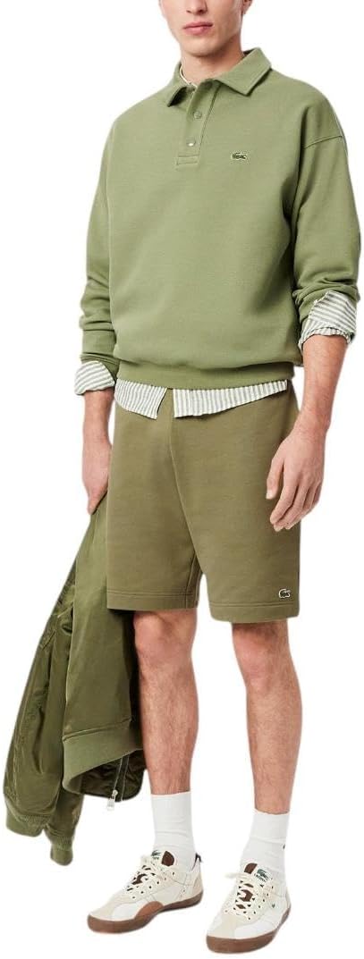 Lacoste Mens Regular Fit French Terry Fleece Shorts - Image 4