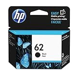  HP 62 Black Ink Cartridge 4ml 200páginas Negro cartucho de tinta - Cartucho de tinta para impresoras (HP, Negro, ENVY 5640 e-AiO, ENVY 7640 e-AiO, Officejet 5740 e-AiO, Estándar, 4 ml, 200 páginas)