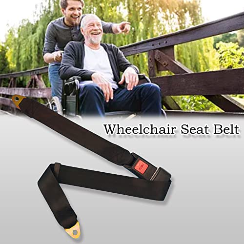 Wheelchair Seat Belt For Elderly & Disabled - Electric Scooters Replacement Band Accessory, Adjustable Up To 50"L #TOP4