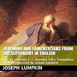 Cover of Jeremiah and Lamentations from the Septuagint in English