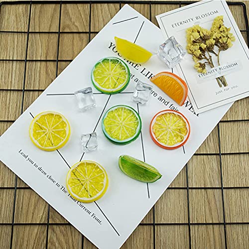 30 pezzi Simulazione Decorazione Fetta di Limone