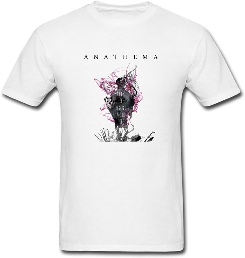 SWWM Men's Anathema Art Short Sleeve Cotton T Shirt White Apparel