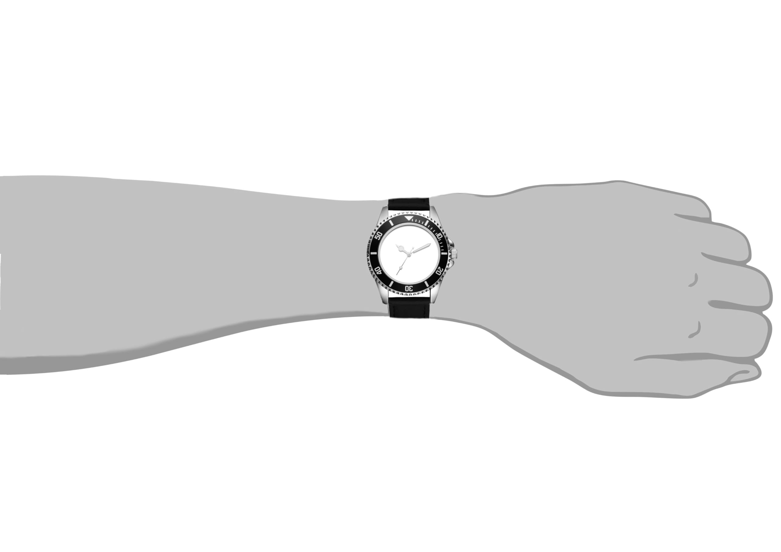 KIESENBERG Herrenuhr Armbanduhr Eisenbahn Dampflok Geschenk Zugführer Lokführer Artikel Idee Fan Analog Quartz Lederarmband Uhr L-2796