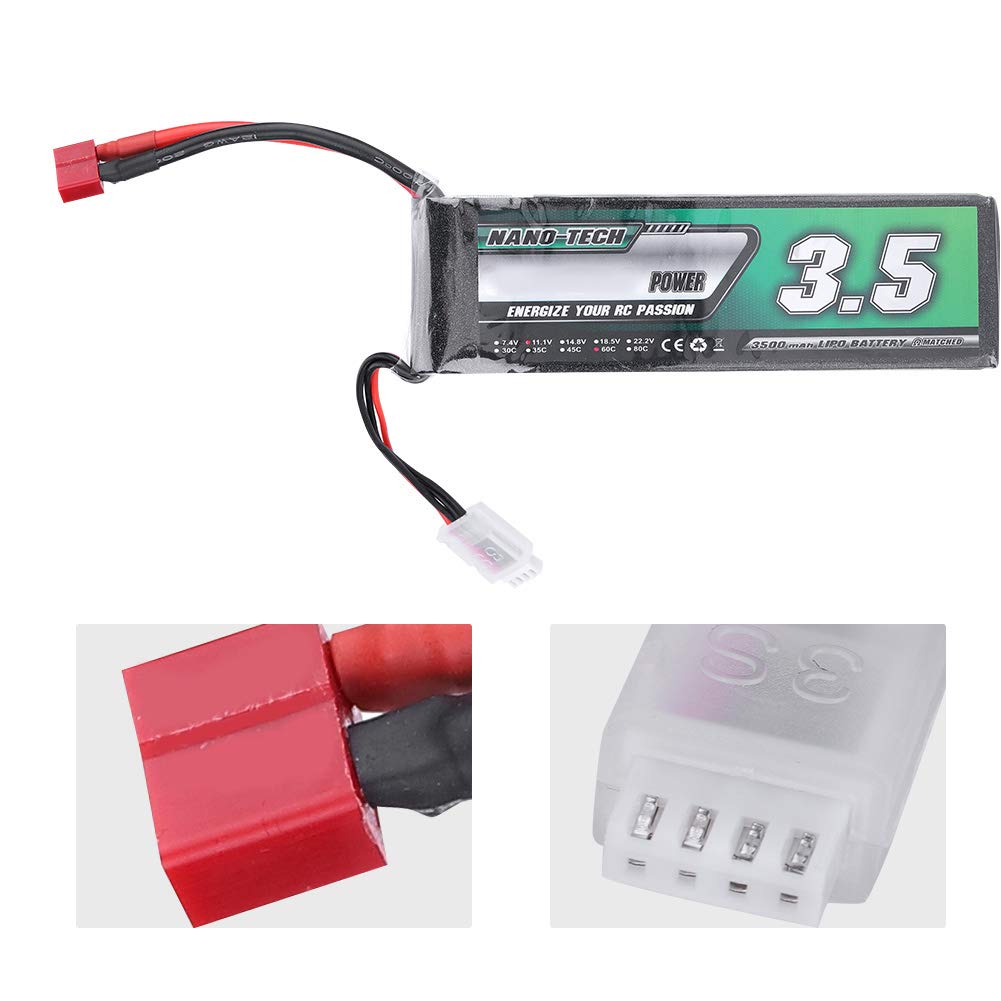 Modelo de batería Lipo 3500MAH 11,1V 60C para vehículos RC (Enchufe en T)