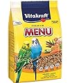 Vitakraft PREMIUM MENU FOR BUDGIES -500G- COMPLETE FOOD - SUGAR-FREE VITAMINS (1X)