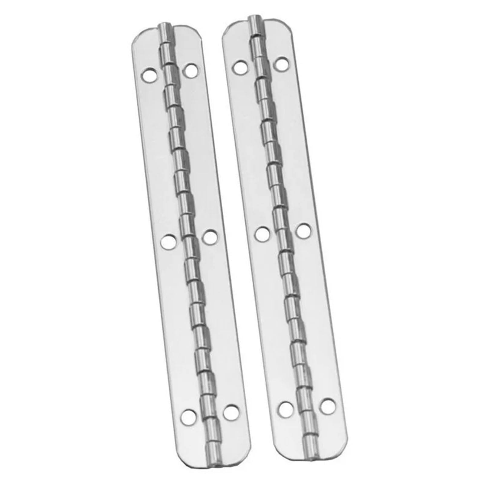 Bisagras de piano de alta resistencia, Bisagra de piano 7 piezas 180 grados 100 mm Hierro plateado, dorado(Silver)