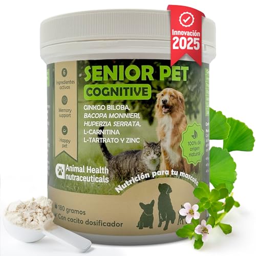 Senior Pet Cognitive para Perros y Gatos - Ginkgo Biloba,