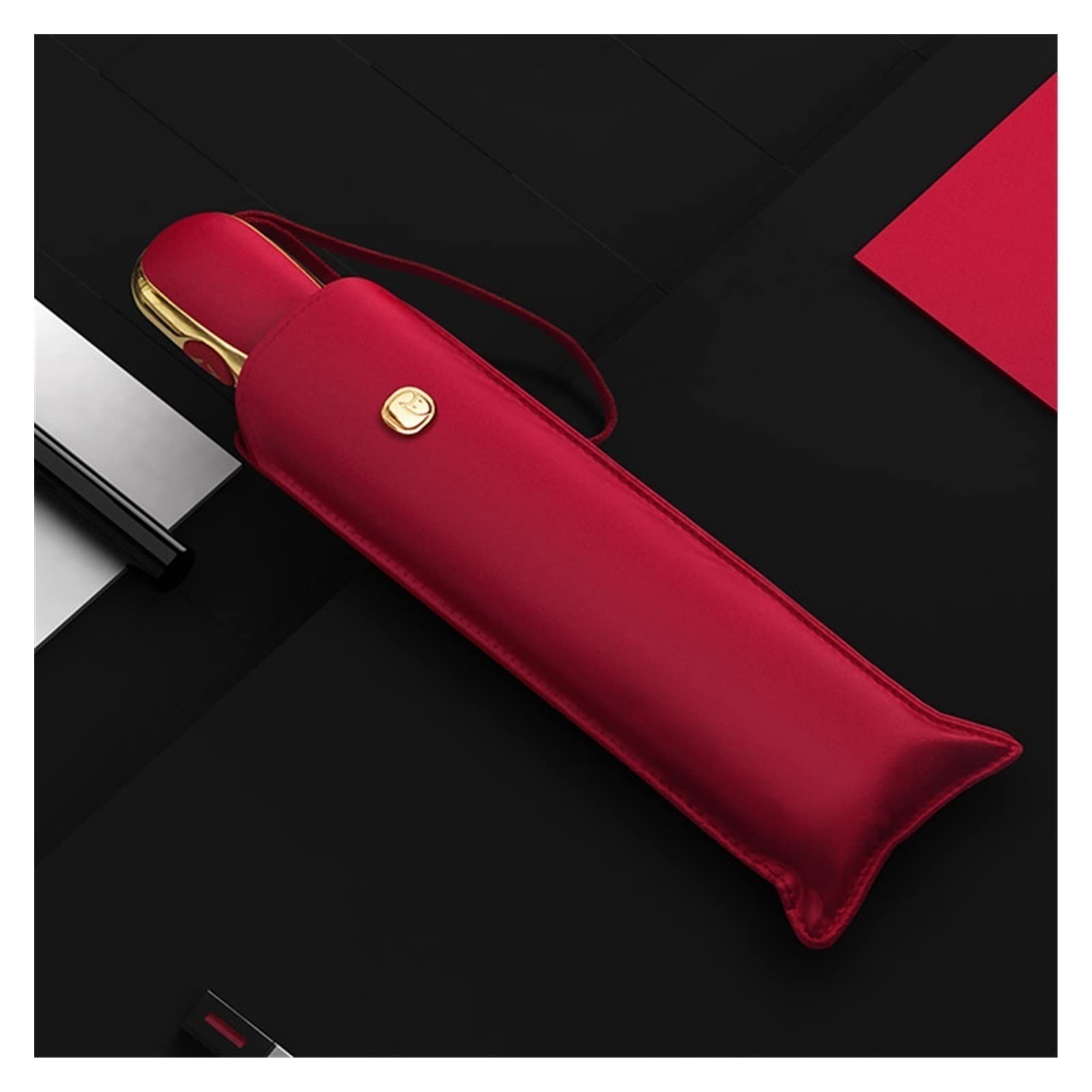 Ombrello Ombrello da viaggio antivento Donne Ultralight Travel Sun Umbrella Flat Automatic Ombrella Girls Portable Piegatura ombrelloni 6 costole Parasolo Pieghevole e Portatile Piccolo - Compatto