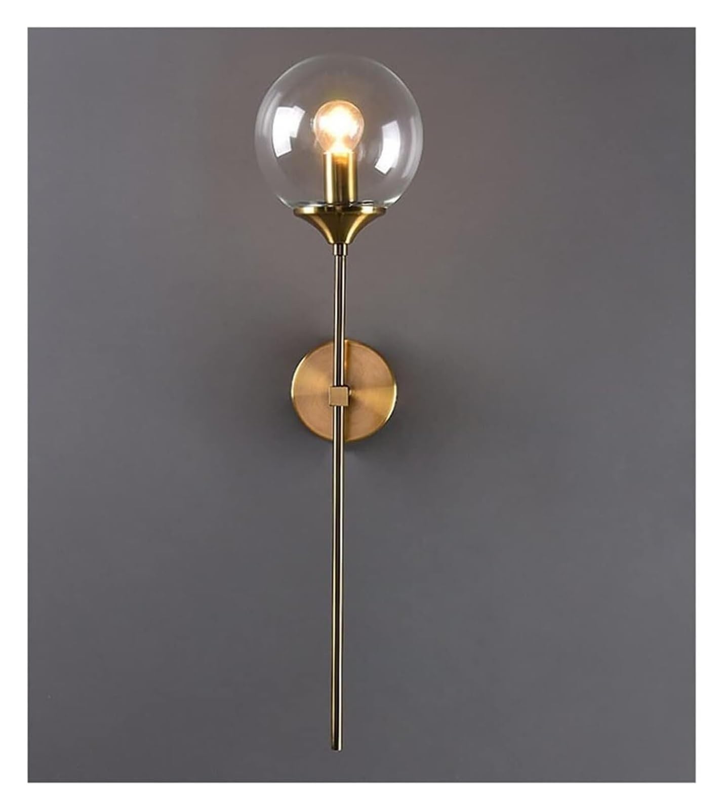 YKMYXZ wall Lights， Modern Led Ball Fixture - Golden Hallway ation Sconce Lighting Metal Lights,Pendant Dimmable