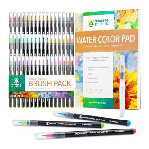 Norberg & Linden XL50 Waterbrush Set with Markers Cover