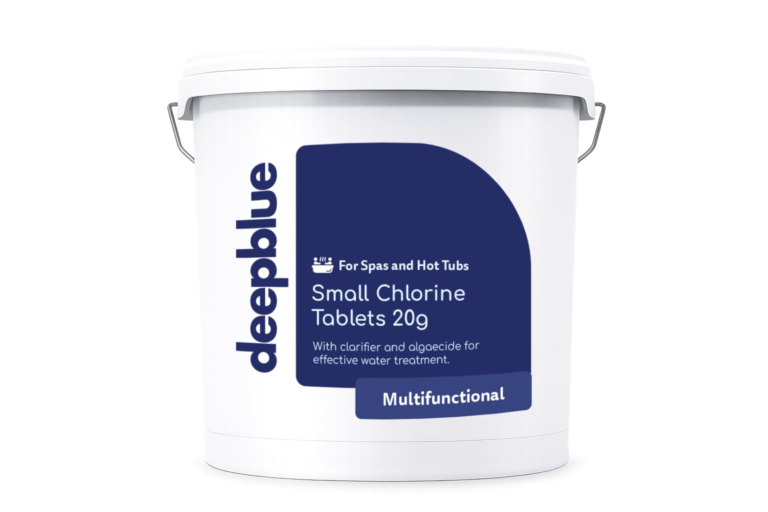 Deep Blue 5KG Multifunctional Chlorine Tablets for Hot Tub, Spa, Swimming Pool. 5KG of 20g Tablets.
