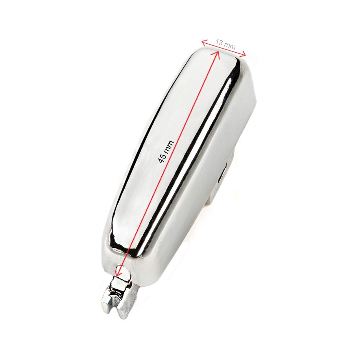 Original LST Knopf Handbremshebel Abdeckung Chromfarben  