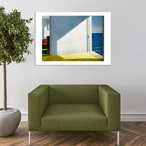 Affiche Rooms by the Sea d'Edward Hopper en format medium pour décoration salon