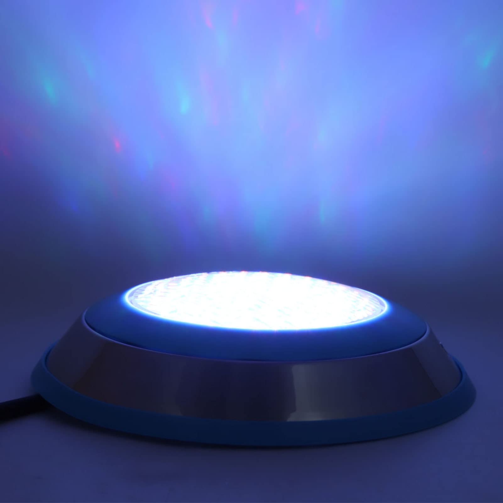 Garosa Lampada Subacquea in Acciaio Inossidabile IP68 Impermeabile, Lampada Subacquea a Parete a LED da 15W per Fontane da Piscina, Controllo RGB con Telecomando, Voltaggio Sicuro AC12V