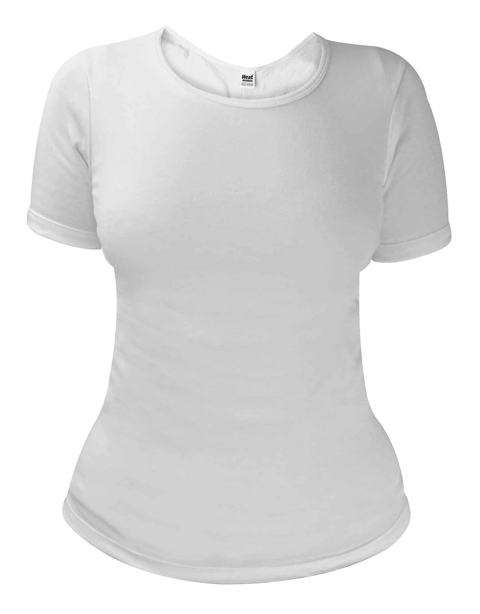 HEAT HOLDERSLadies Winter Warm Cotton Thermal Underwear Short Sleeve T Shirt Vest