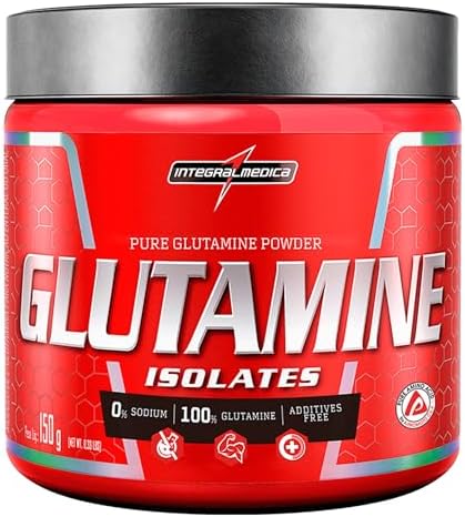 Glutamine 150g - L-glutamina Isolada 100% Sem Sabor - Integralméd...