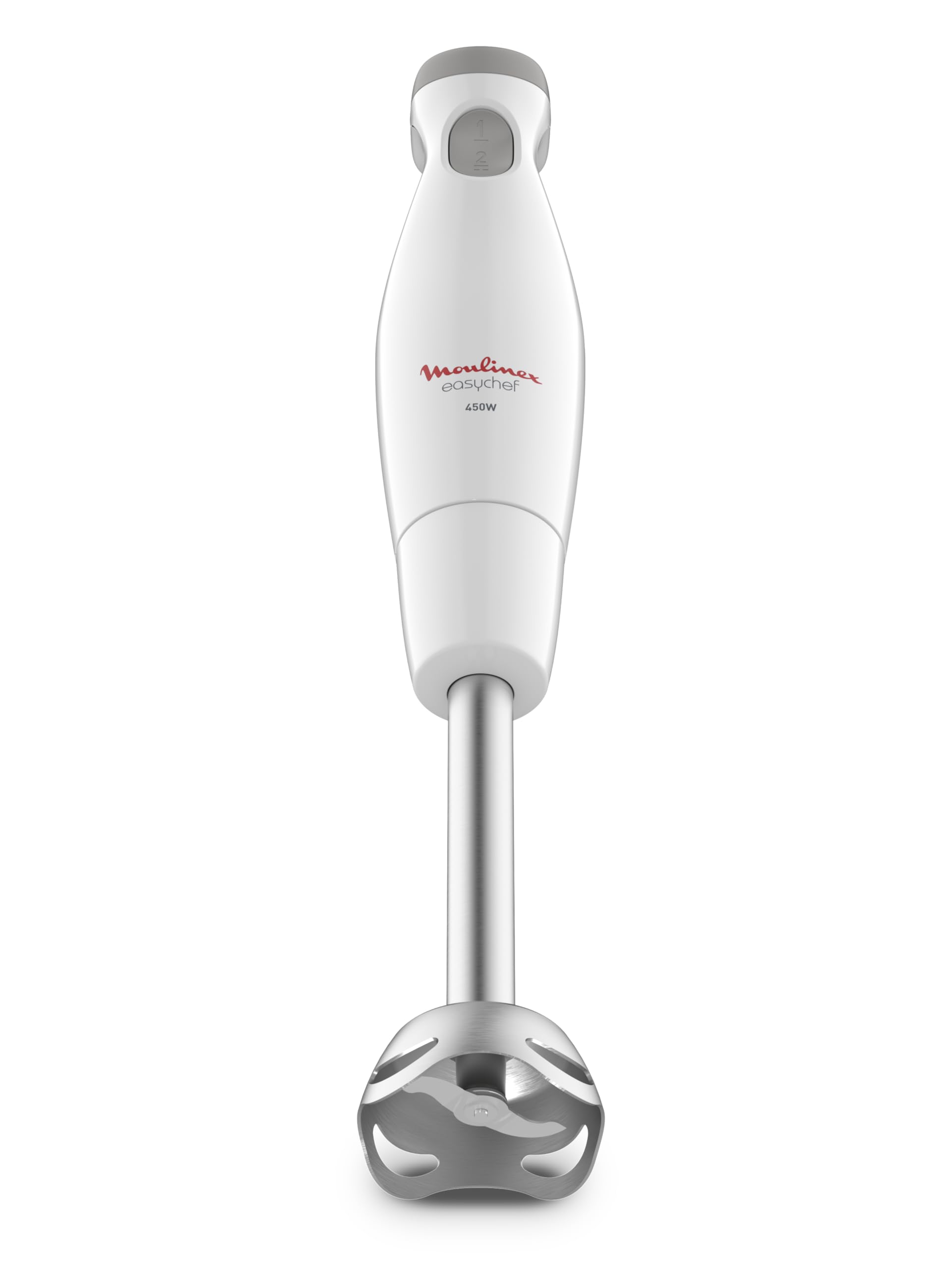 Moulinex Easy Chef, Frullatore a Immersione, 450 W per risultati rapidi, impugnatura ergonomica, design robusto, nero, DD4511