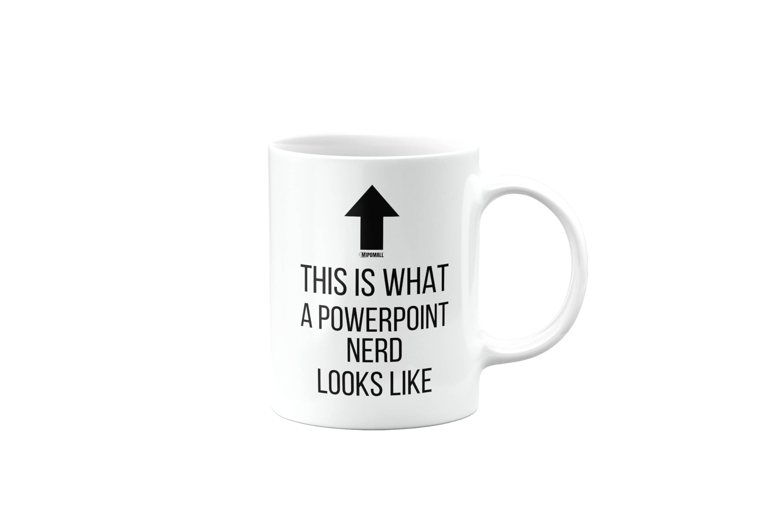 Funny Mug for PowerPoint Nerd, Joke, Silly, Happy Birthday Gifts for Men or Women, Secret Santa, Presents for Christmas, Cup, This is What a Nerd Looks Like, mm-CA_343b_20