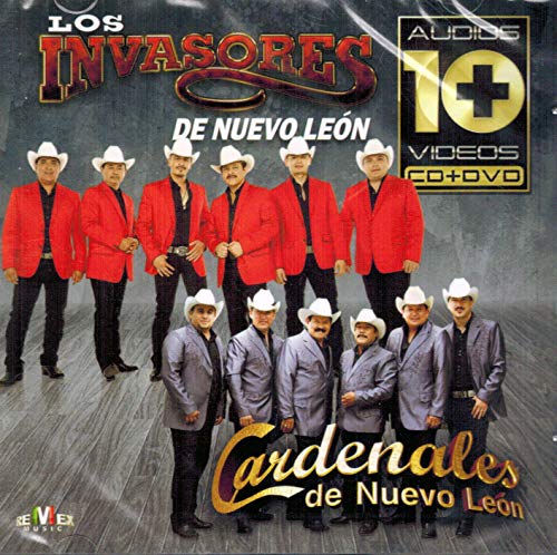 Los Invasores de Nuevo Leon (Cardenales De Nuevo Leon CD+DVD 10 Audios,10 Videos Sony-7998223)