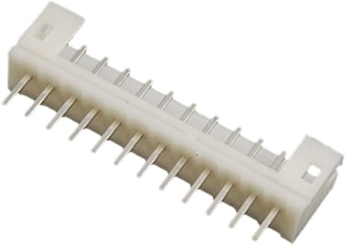 100 piezas de audio y vídeo accesorios 0.079 in paso 12 pines PCB presión soldadura bar conectores y adaptadores conector blanco