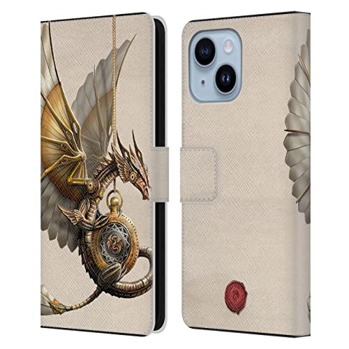 Coque portefeuille cuir iPhone 14 Plus Anne Stokes anti-choc