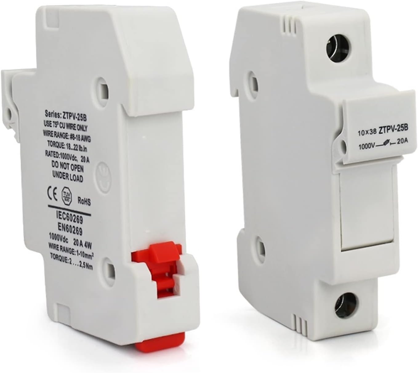 10 PCS Fuse Holder for PV 1000V DC