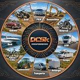DCSk 10 mm² przewód samochodowy FLRY typu B asymetryczny, skrętka, kolor czarny, pierścień 10 m