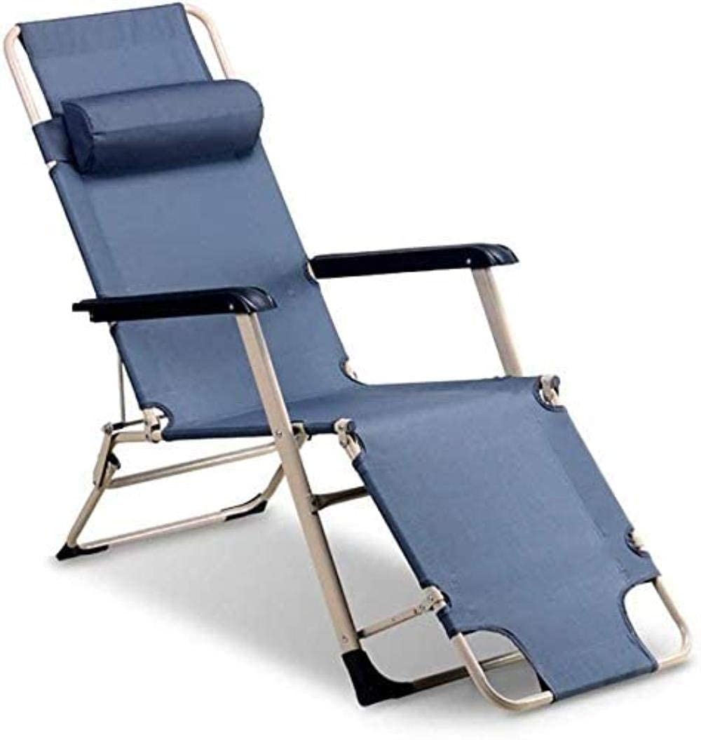 Chaise de sieste pliable en métal pour soulager le dos au bureau