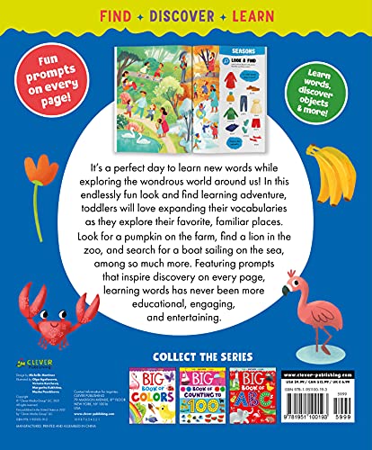 Big Book Of Words: Find, Discover, Learn (Clever Big Books) #TOP1