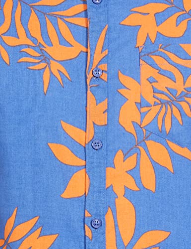 Image of Ketch Men's Cotton Slim Fit Printed Half Sleeve Shirt