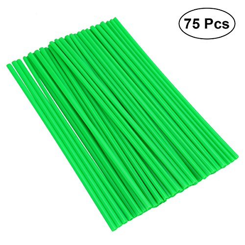 VORCOOL Protège Rayon de Vélo Spoke Skins Motocross Protecteur Couvre de Rayon (Vert) 75pcs