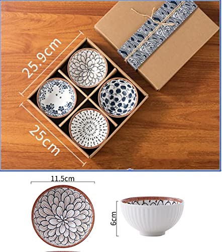 Image of Porcelain Bowls Set, 300 ML Serving Bowls Cereal, Salad, Pasta, Soup, Dessert, Suitable for Restaurant & Kitchen, Dishwasher Microwave & Oven Safe for Dining (12 -Piece)