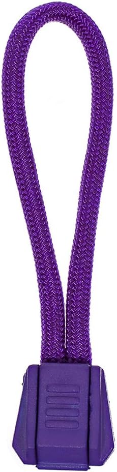 Paracord Planet Zipper Pulls Available in Various Color Combinations – Choose from 5, 10 and 20 Pack Sizes (Acid Purple/Purple, 10 Pack)