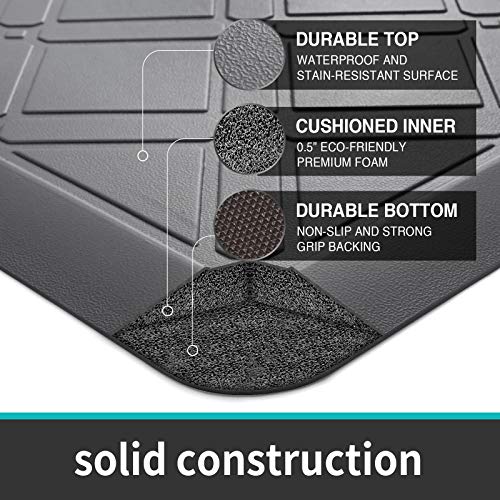 DEXI Küchen-Anti-Ermüdungsmatte, Bodenläufer, Teppich für vor dem Waschbecken, gepolsterter Komfort, stehend, 50,8 x 107… - Image 3