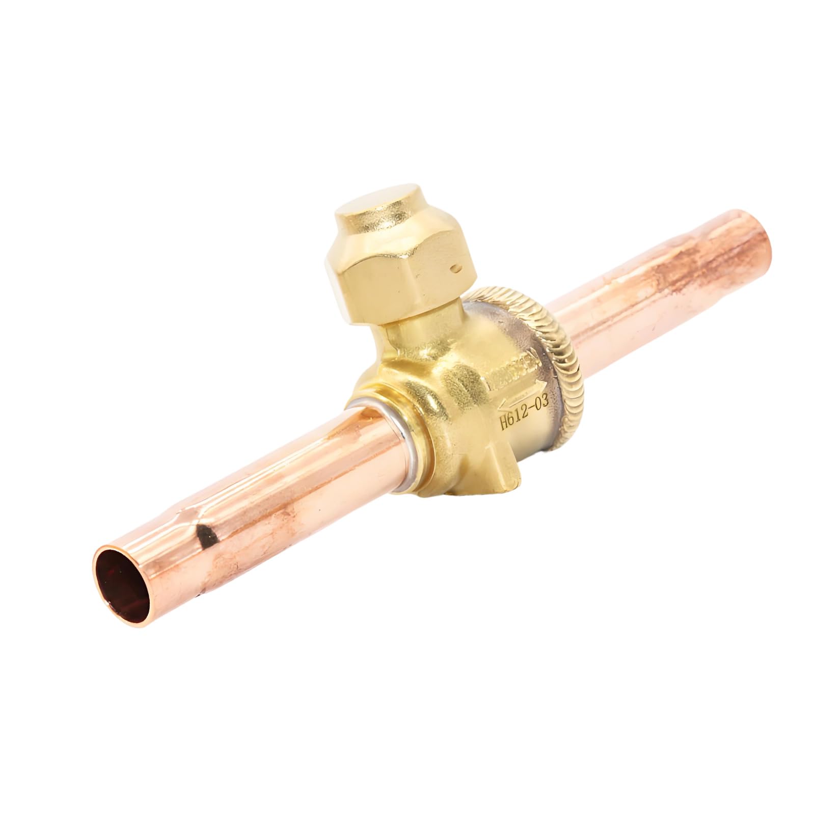 Strong Welded Ball Type Brass Valves Erosion Resistant for Both Industrial & Residential Refrigeration Applications Heat Fan Air Conditioning Gate