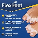 Zoom IMG-1 flexifeet separatore dita piede distanziatore Zoom IMG-1 flexifeet separatore dita piede distanziatore