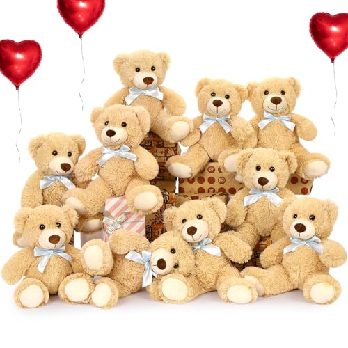 MorisMos Bulk Teddy Bear Stuffed Animals for Christmas,...