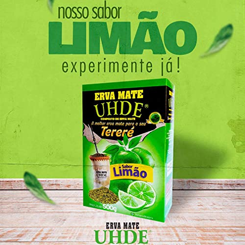 Erva Mate para Tereré Sabor Limão UHDE 500g