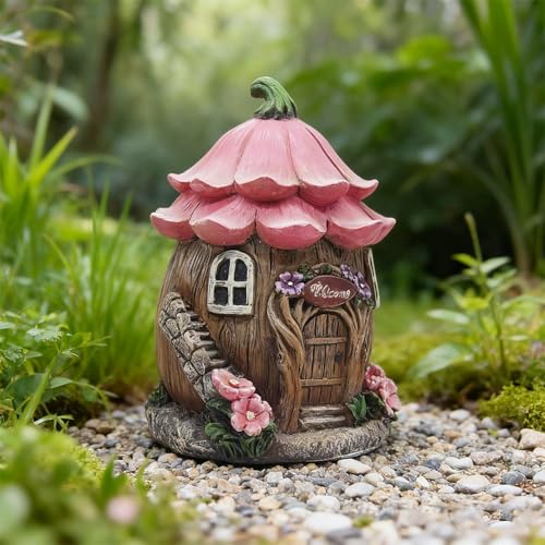 Micro-aménagements paysagers sublimés par une statue en forme de maison détaillée - 6