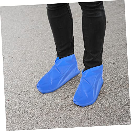 2 Pares Cubrebotas Antideslizantes Reutilizables Azul miniatura 5