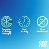 Deep Freeze Cold Gel, Fast Acting Pain Relief, Targeted Cooling for Back, Neck, Shoulder, Legs and Feet, Pack of 3 x 100g