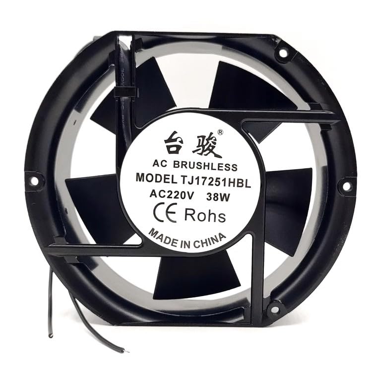 17251 Axial Fan AC 220v 38W Cabinet Cooling Fan 17CM TJ17251HBL