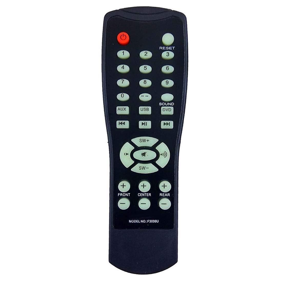 Replacement Remote Control for F&D Home Theater, Compatible with F3000U F700U F700UF A530U A555U A111U F900U F6000U Models, Black-image-30