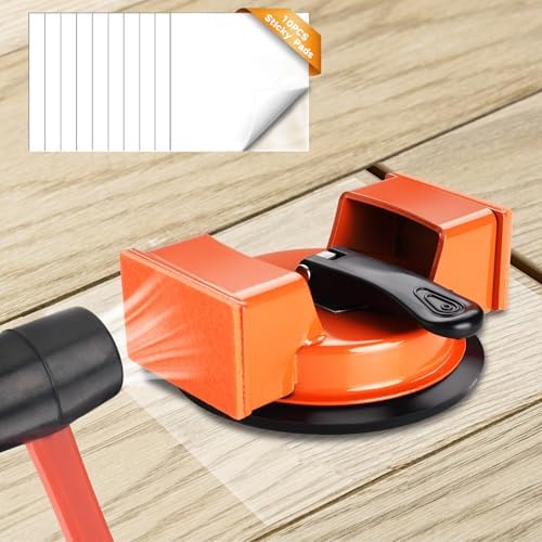 REXBETI Floor Gap Fixer Tool, Plank Gap Repair Kit, Heavy Duty Suction Cup