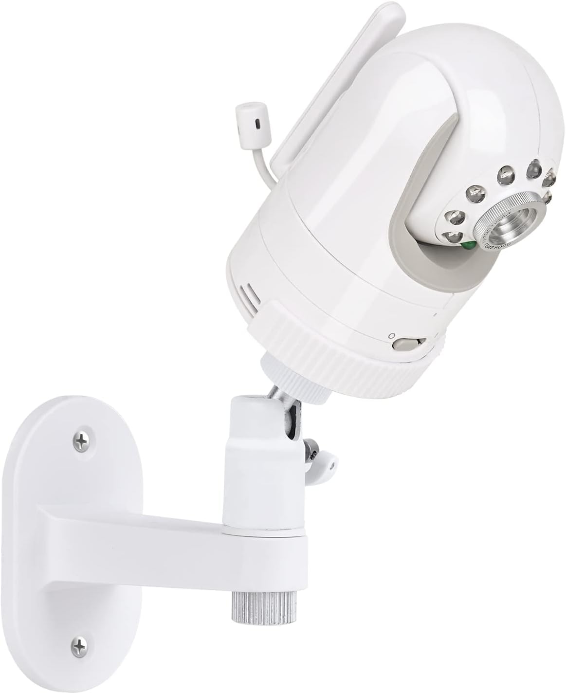 Adjustable Baby Monitor Wall Mount for Infant Optics DXR-8 and DXR-8 Pro Baby Monitor, Perfect View Angle and Easy Installation Without Drilling