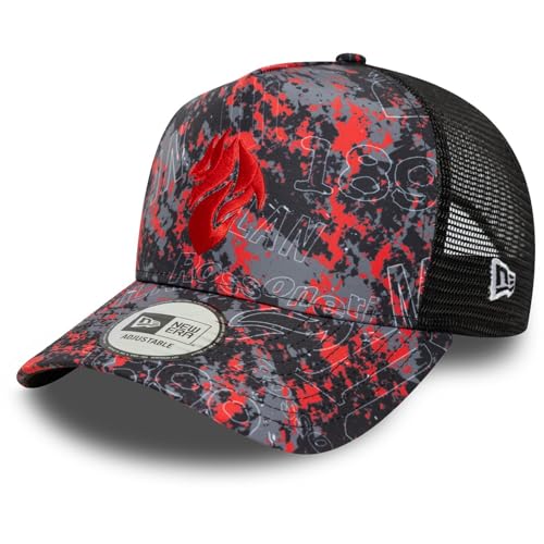 new era a frame trucker cap ac milan grafiti Unique - vue 2