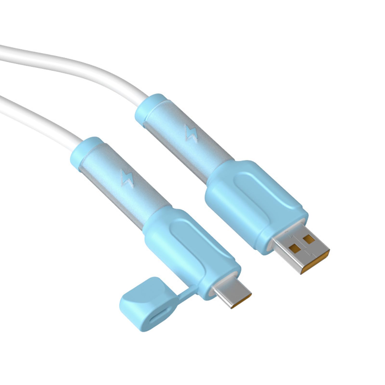 ZWWAAZHF 2Pcs Data Cable Protector Silicone Cord Saver Dustproof Storage Data Cable Winder Protective Cover for Phone Tablet Adjustable Charging Cord Holder