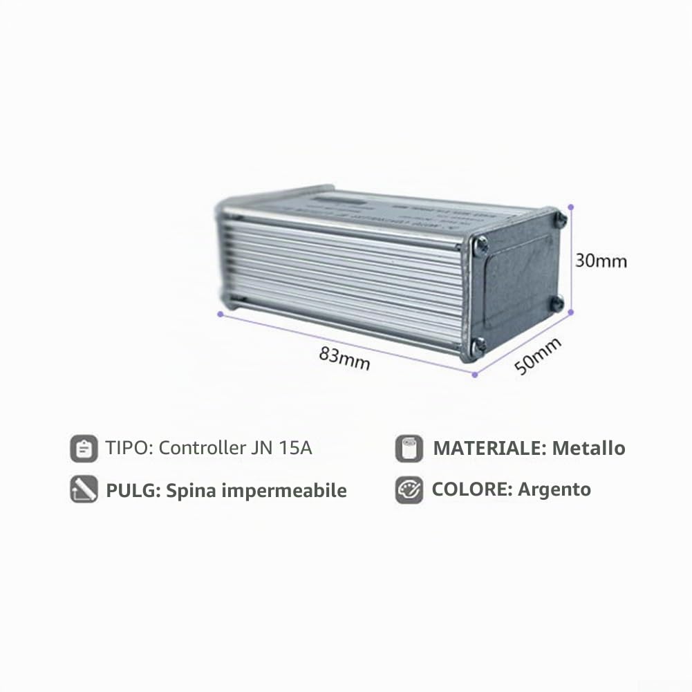 E-bike Controller, JN 15A Impermeabile Controller 36V/48V 250W/350W Brushless Hub Motore Per E-bike