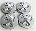 4 PièCes Capuchon De Centre De Roue pour Peugeot 108 208 2008 308 3008 4008 508 5008 60MM, Cache-Moyeu De Centre DéCoration Autocollants Avec Logo, Voiture ExtéRieurs Accessoires